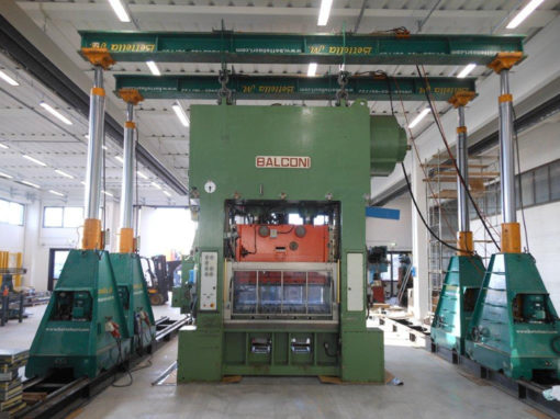 Posizionamento pressa