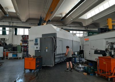 Posizionamento con scarico Rettifica 50 Ton