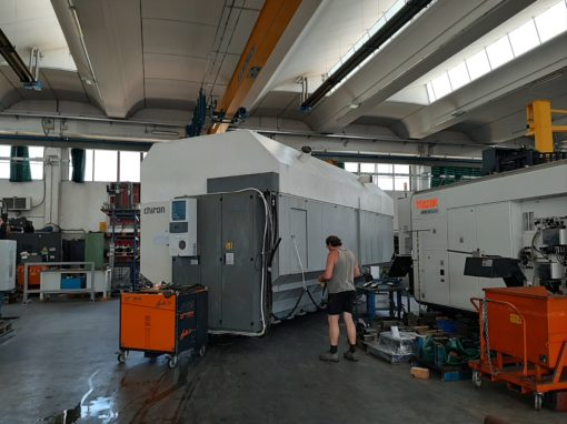 Posizionamento con scarico Rettifica 50 Ton