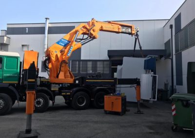 Inoltro macchinario industriale