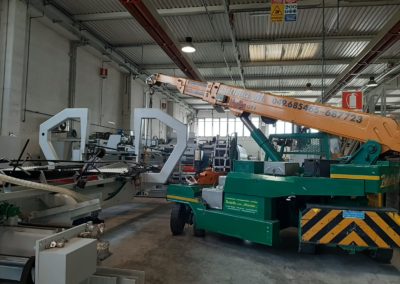 Montaggio linea BOBST