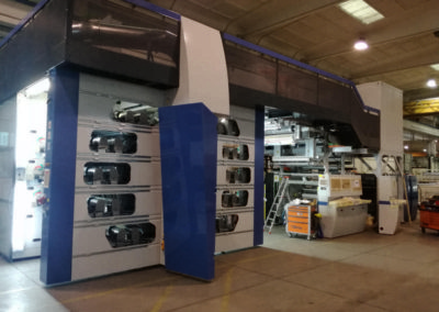 Istallazione macchina KBA Flexo Pavia