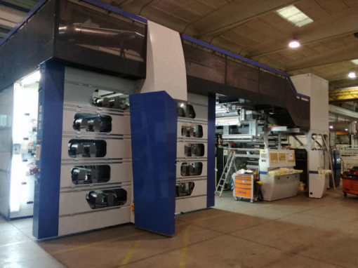 Istallazione macchina KBA Flexo Pavia