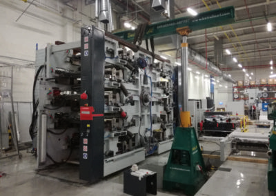 Istallazione macchina KBA Flexo Polonia