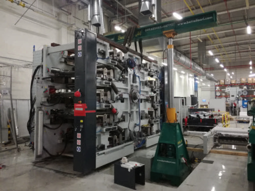 Istallazione macchina KBA Flexo Polonia