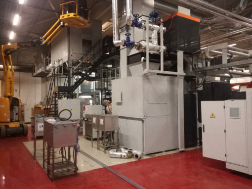 Istallazione macchina KBA Flexo Ungheria