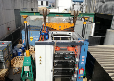 Istallazione macchina KBA Flexo Spagna