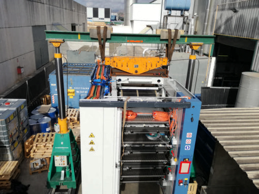 Istallazione macchina KBA Flexo Spagna