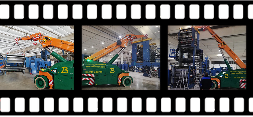 Gru Elettrica JMG prototipo personalizzato Bettella M.