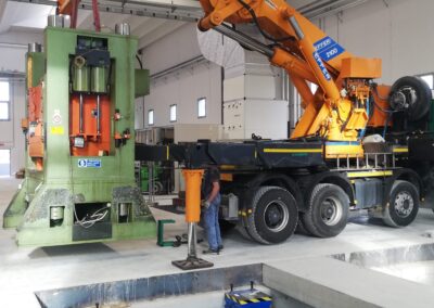 Sollevamento e trasferimento Presse