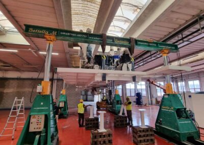 Scarico e posizionamento Impianto VI