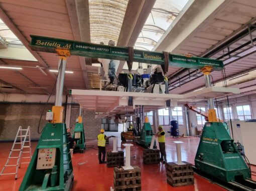 Scarico e posizionamento Impianto VI